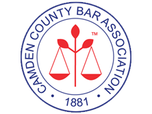 Camden County Bar Association 1881 Jersey legal organizational logo